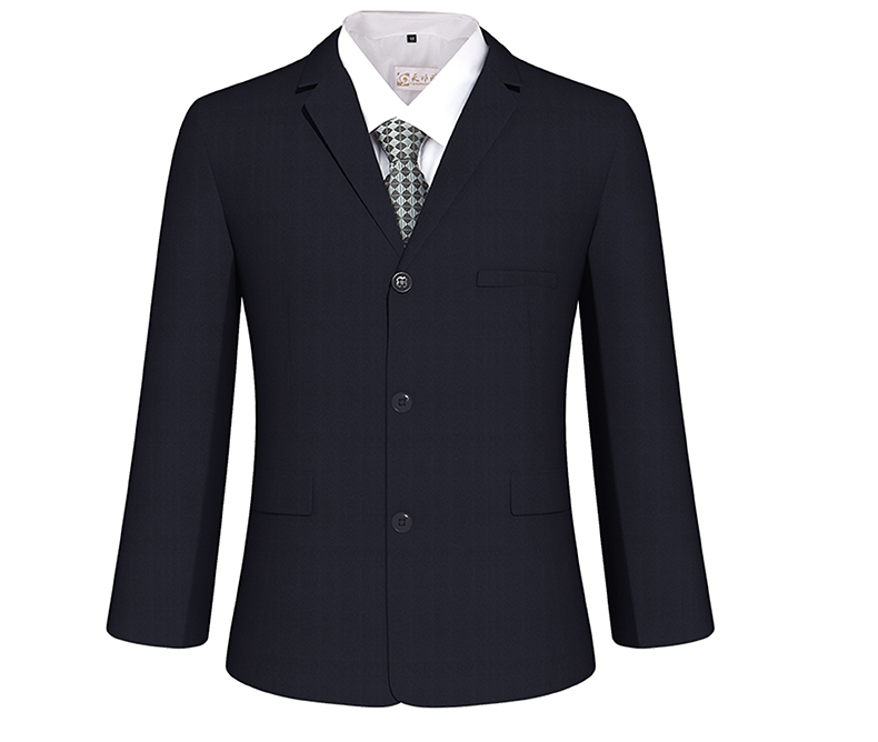 中档男款西服(蓝色)寿衣