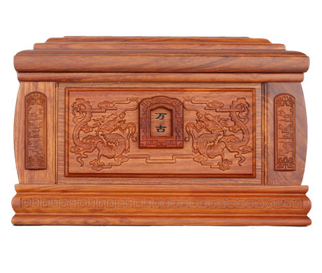 福龙刺猬紫檀骨灰盒