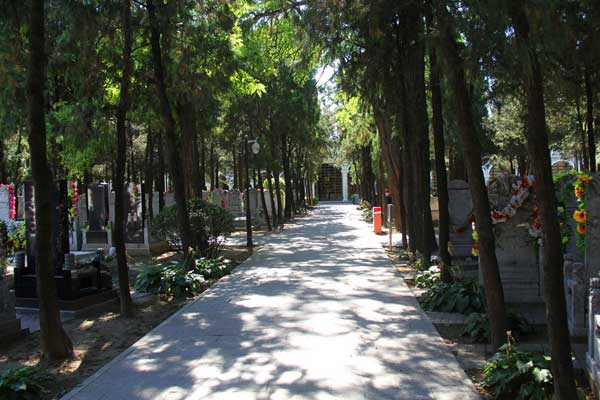 转山陵园墓区排布 转山陵园墓区排布