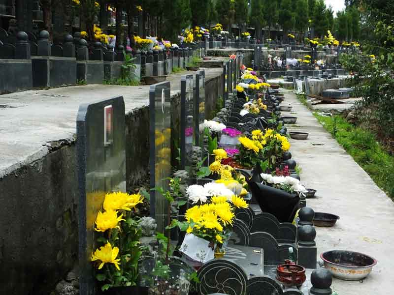 现代安葬和传统安葬